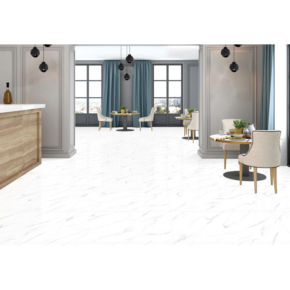 Гранитогрес EM – HYPER STATUARIO – 60 × 120 см, Гланц
