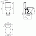 WC комплект Alpha, седалка с плавно затваряне  - W835901/W010001