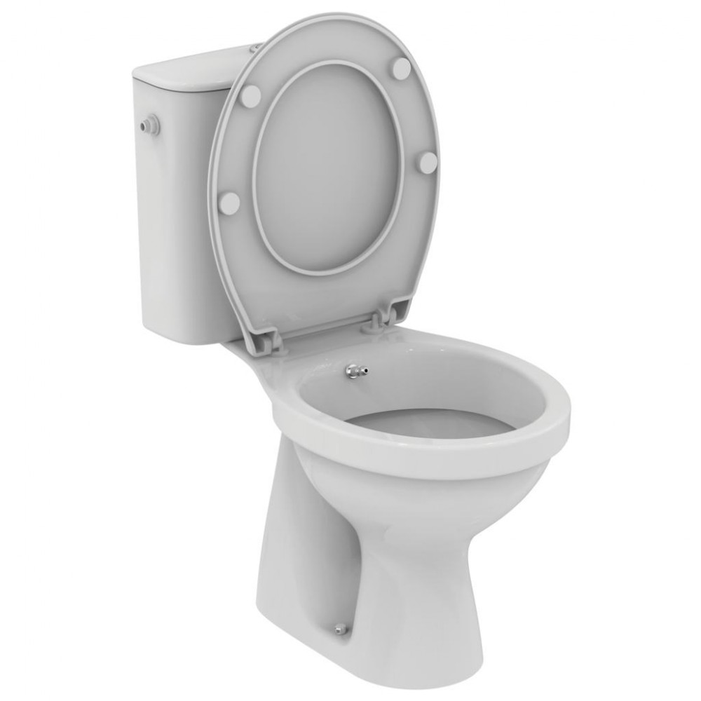 WC комплект с вертикално оттичане + биде Alpha - W837101/W010301
